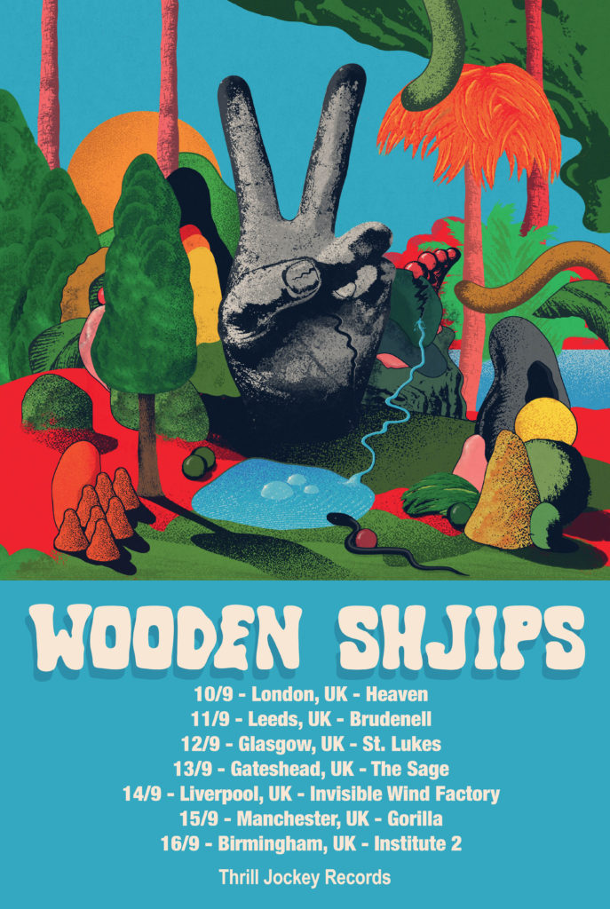 Wooden Shjips UK 2018 TourDates - Vertical